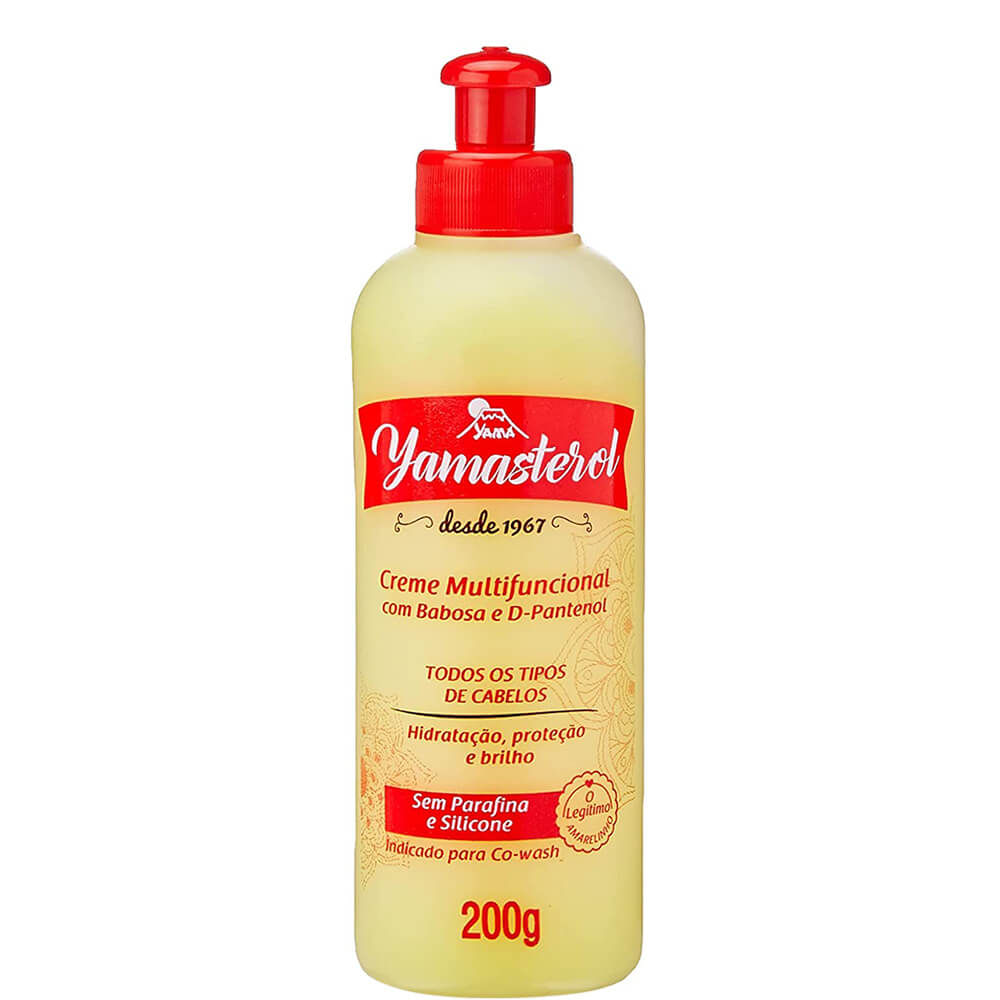 Yamá Yamasterol Babosa e D-Pantenol - Creme Multifuncional Co-Wash 200g