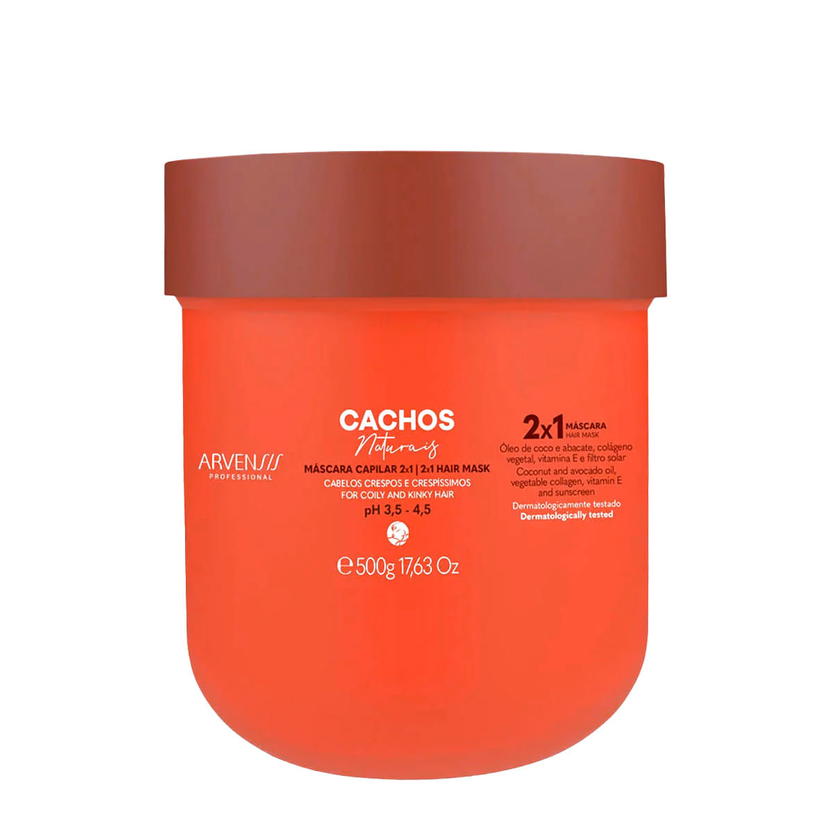 CAC Washing Powder 2ベースローション2 マカダミア1 Máscara 2x1 Arvensis cabelos crespos e crespíssimos - 450g