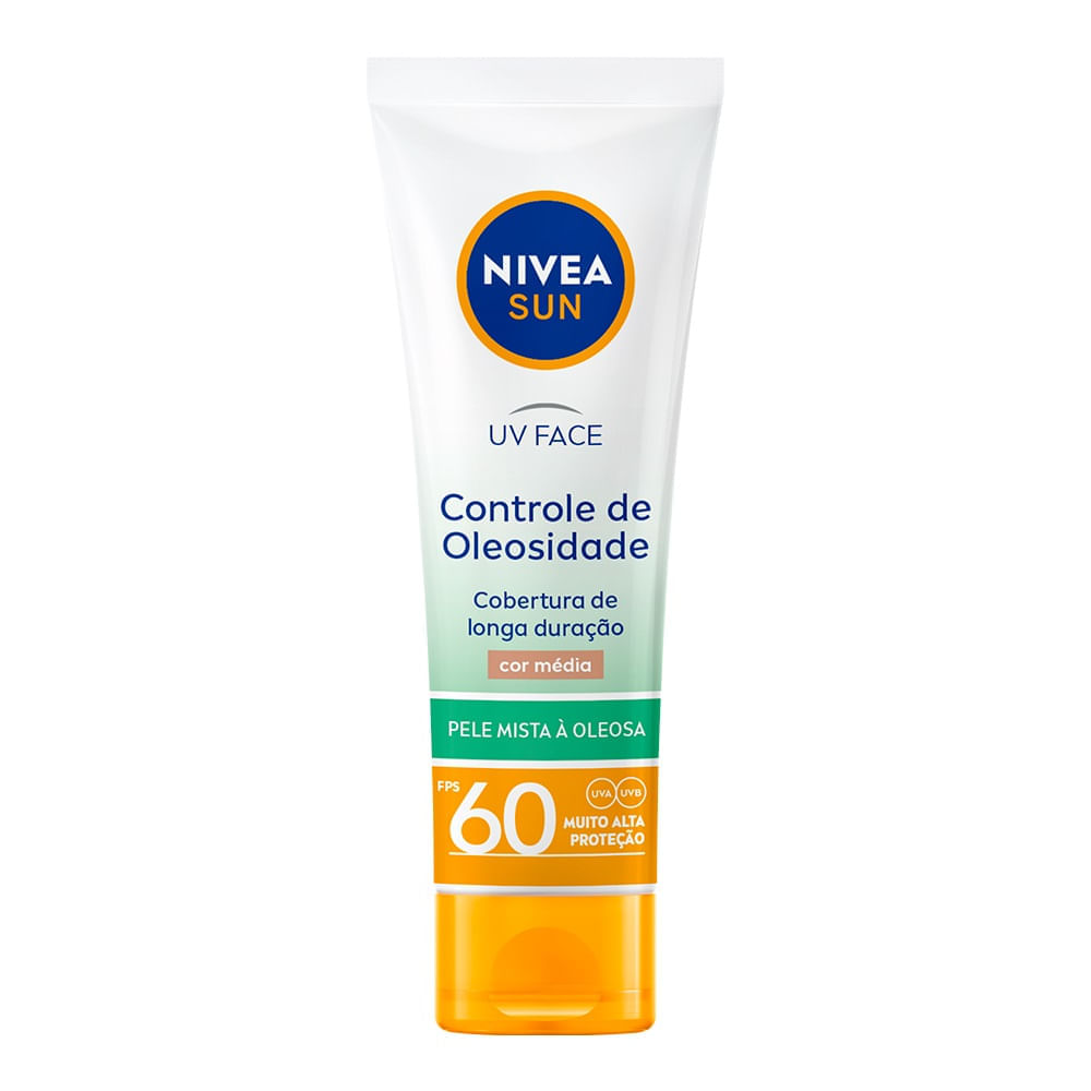 Protetor Solar Facial Nivea Sun Controle Oleosidade Média Fps60 50ml
