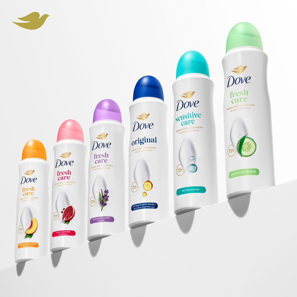 Desodorante Antitranspirante Aerosol Dove Original 250 ml - Época