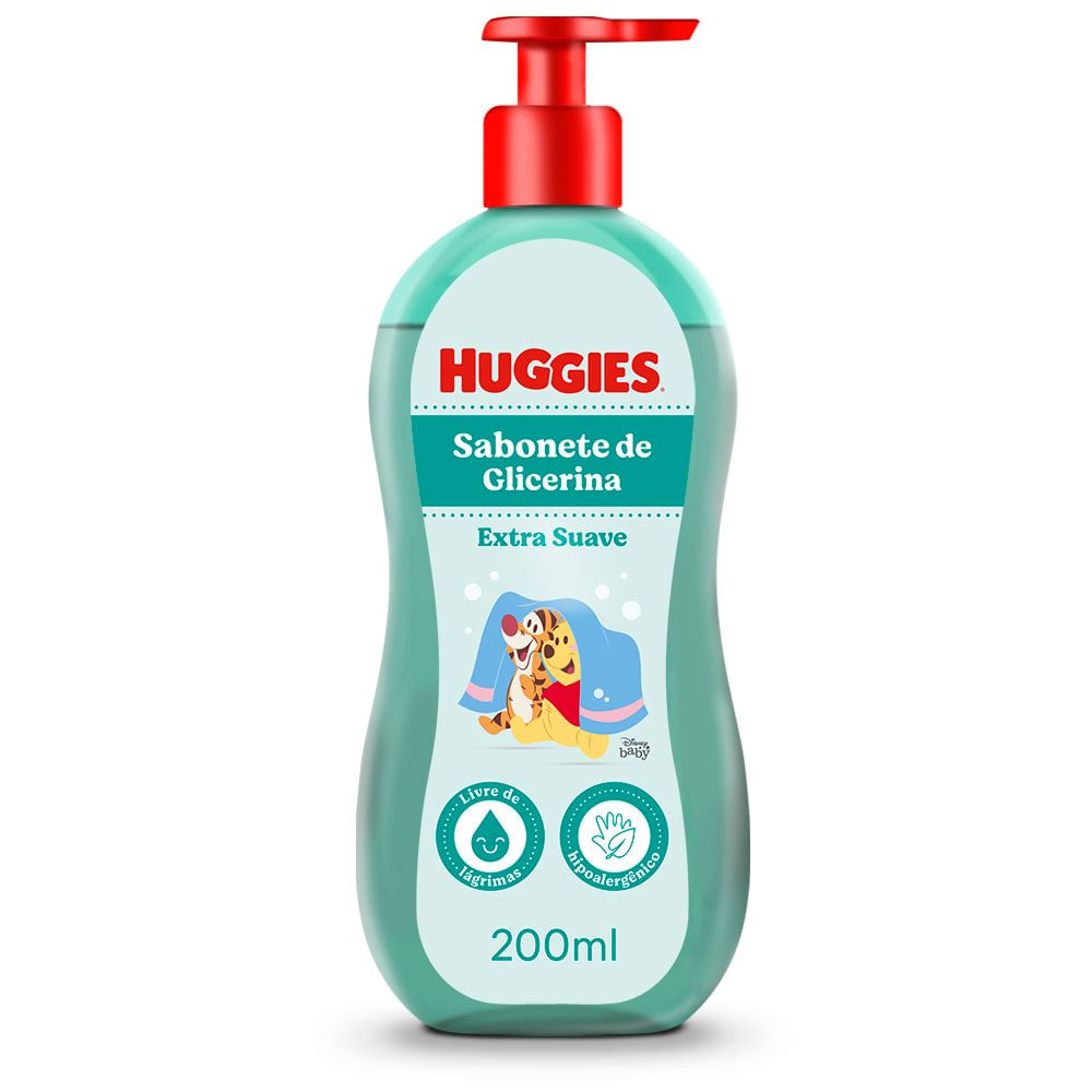 Sabonete Líquido Huggies Extra Suave 200ml