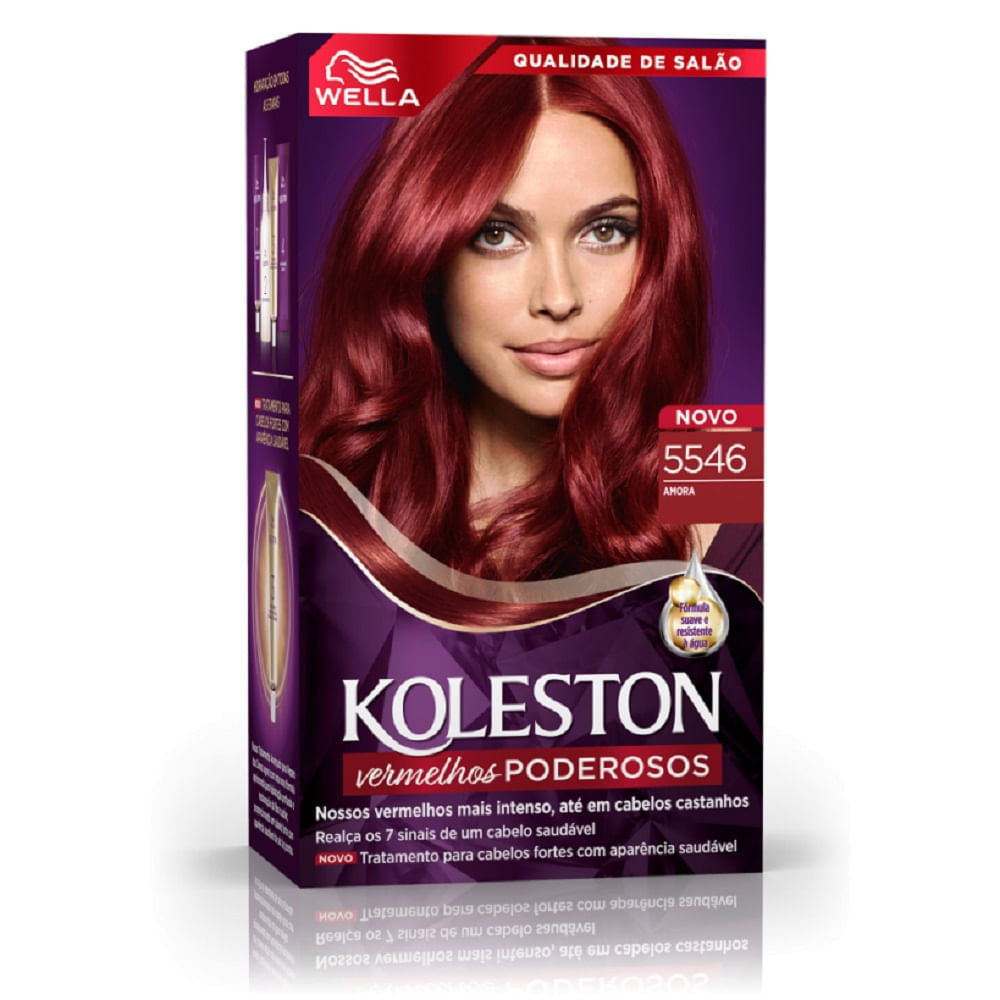 Tintura Koleston Vermelho 5546 Amora