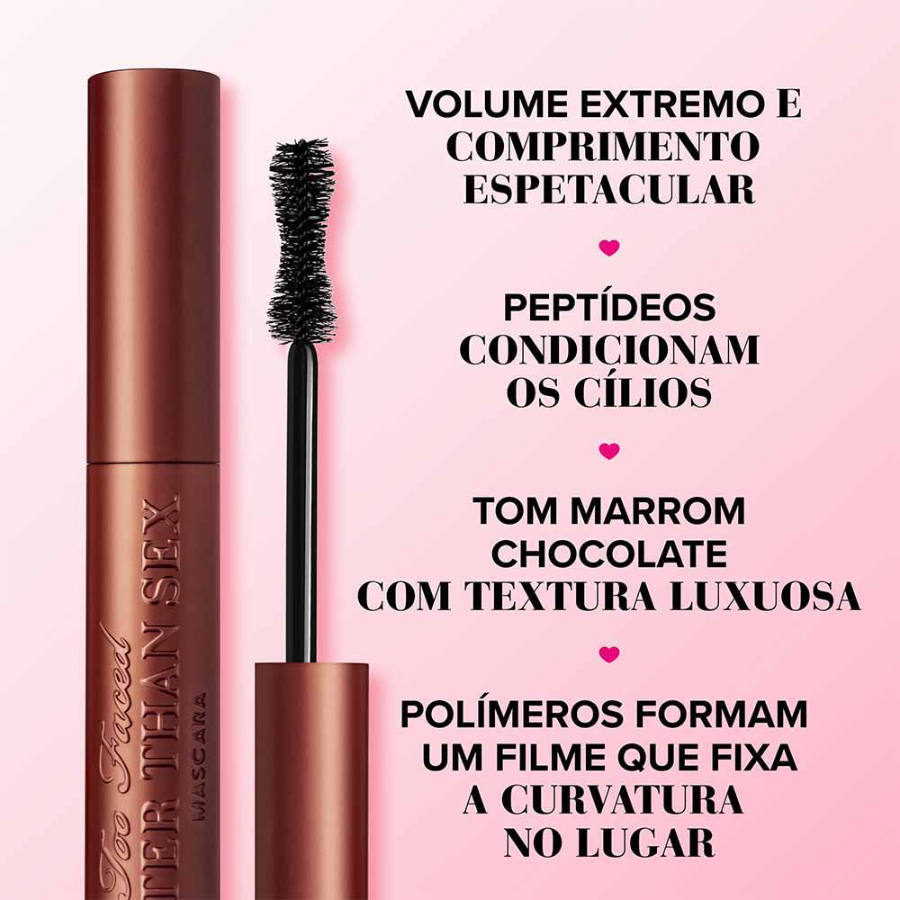 Máscara De Cílios Too Faced Better Than Sex Chocolate
