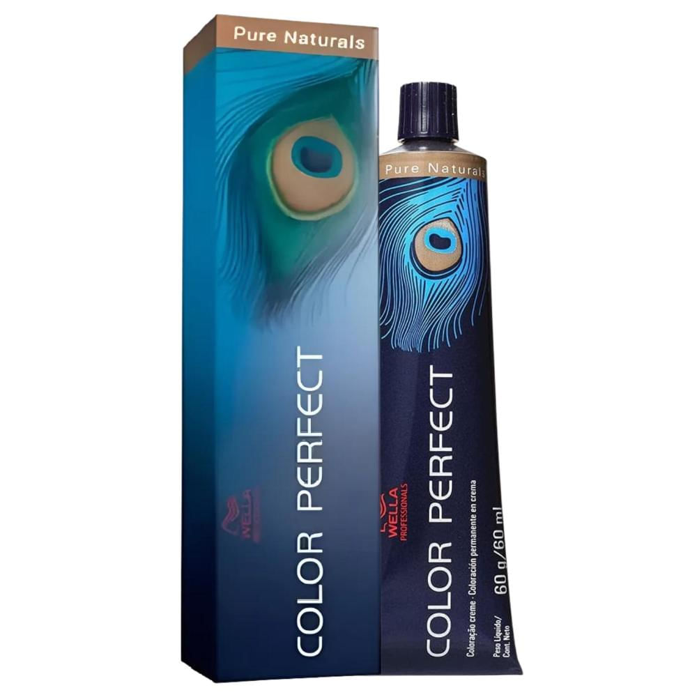 Tinta Coloração Wella Color Perfect 7. Loiro Médio 60g