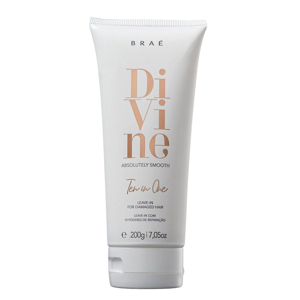 Leave In Braé Divine Absolutely Smooth Ten In One - 10 Em 1 - 200g