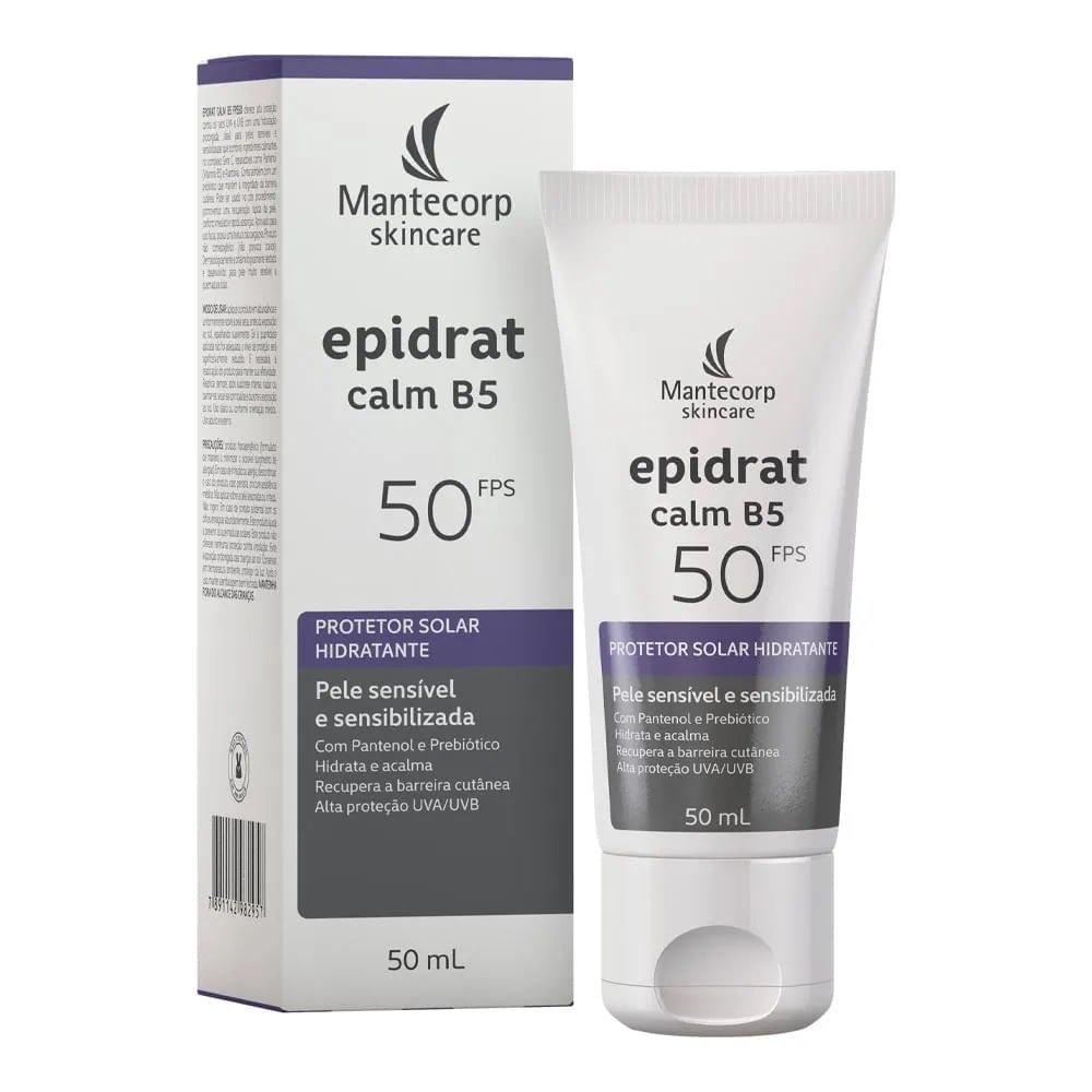Protetor Solar Hidratante Epidrat Calm B5 Fps50 50ml