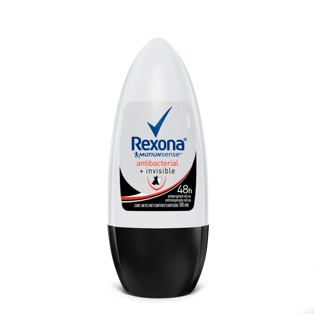Desodorante Rexona Rollon Women Invisible Antibacteriano 50ml