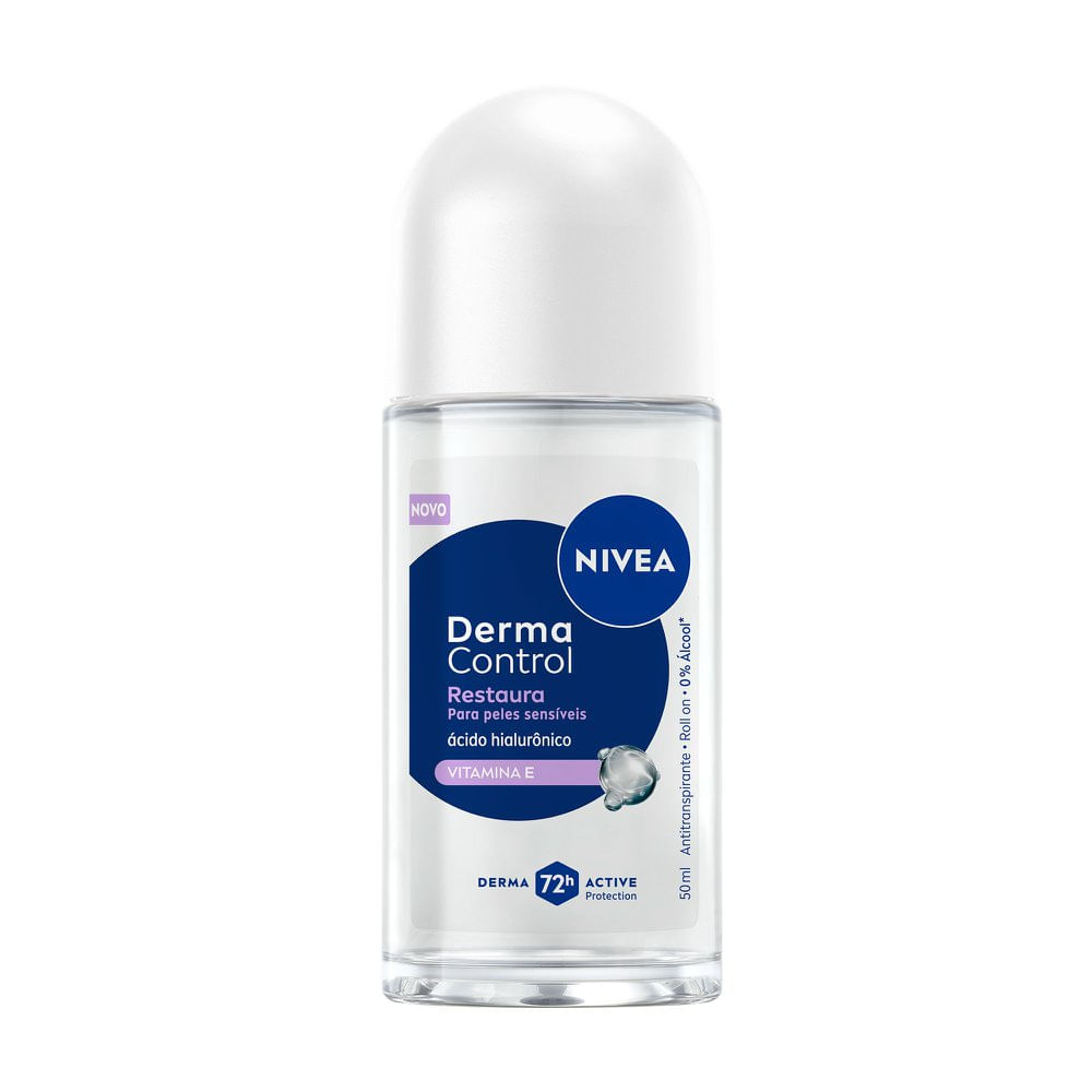 Desodorante Nivea Roll On Derma Control Restaura Feminino 50ml