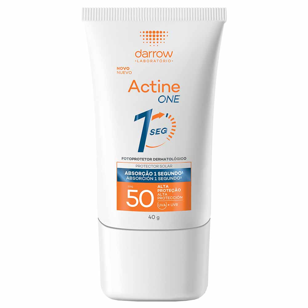Darrow Actine One Protetor Solar Facial Sem Cor FPS50