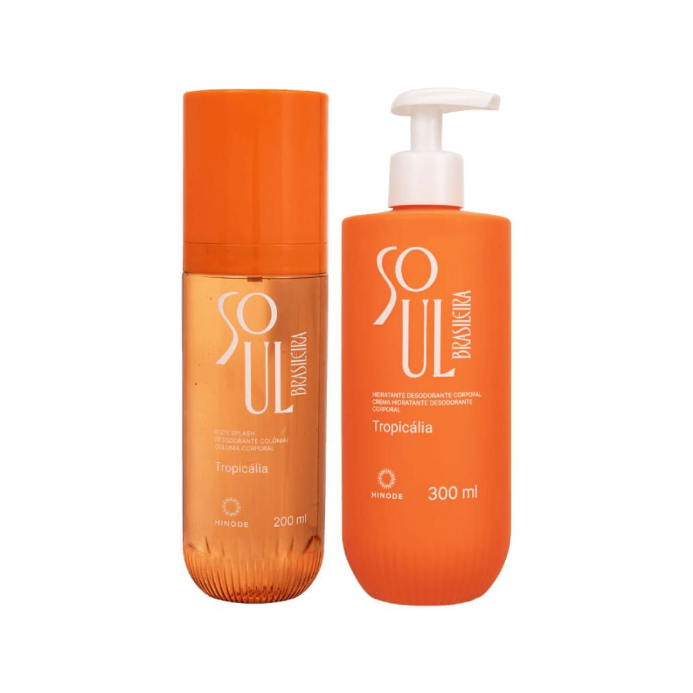 Kit Body Splash + Hidratante Soul Brasileira Tropicália Hinode 200ml