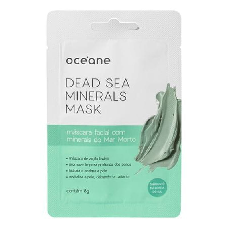 Máscara Facial com Mineras do Mar Morto - Dead Sea Minerals Mask 8g