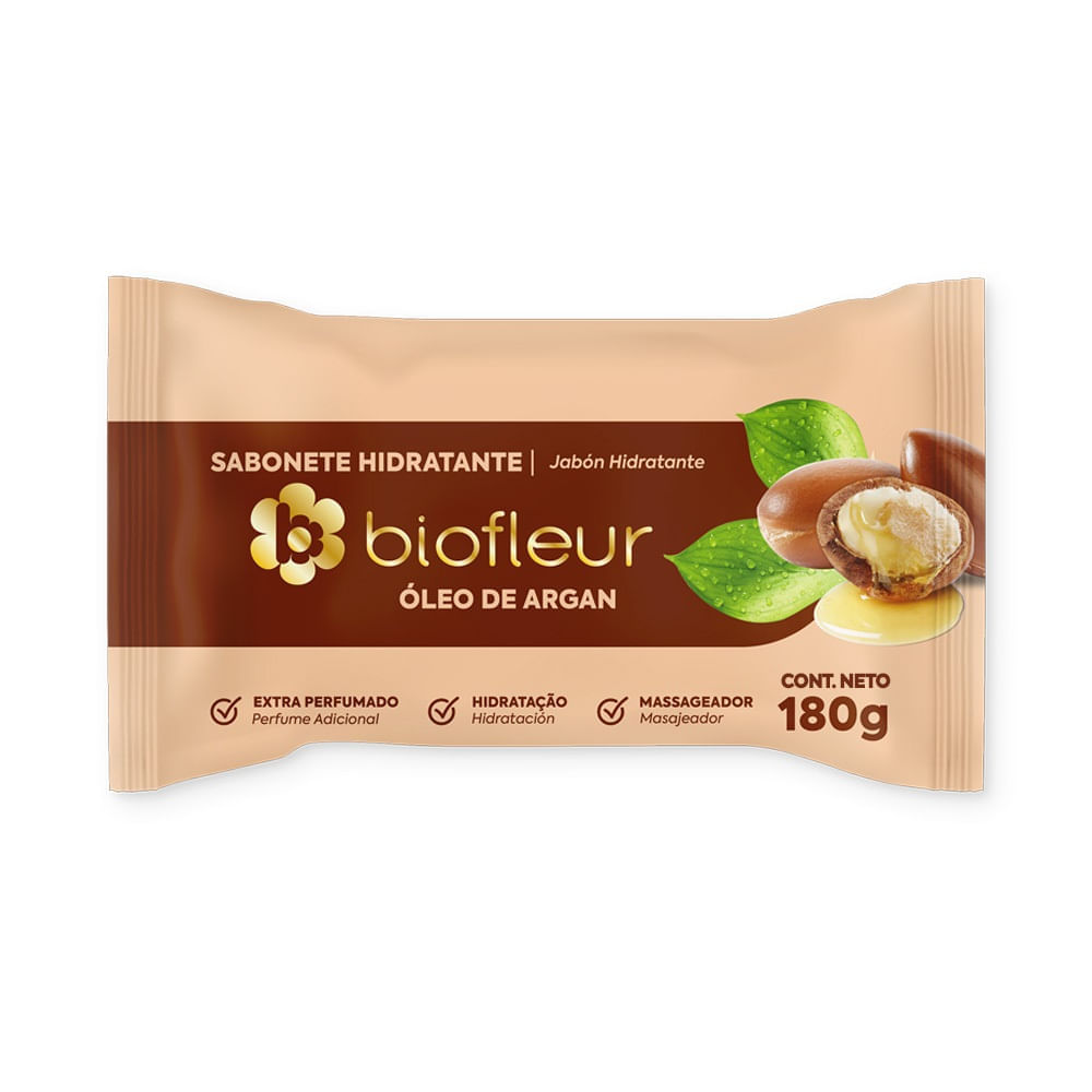 Sabonete Biofleur Óleo De Argan Skin Care 180g - Época Cosméticos