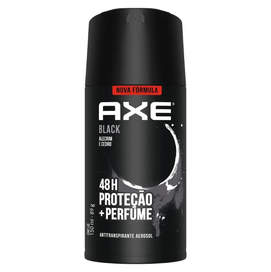 DESODORANTE BODYSPRAY AEROSOL AXE BLACK 150ML