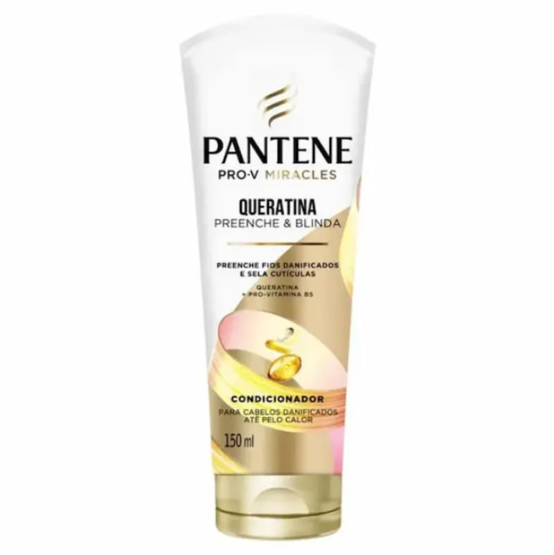 Condicionador Pantene Pro-v Queratina Preenche e Blinda 150ml
