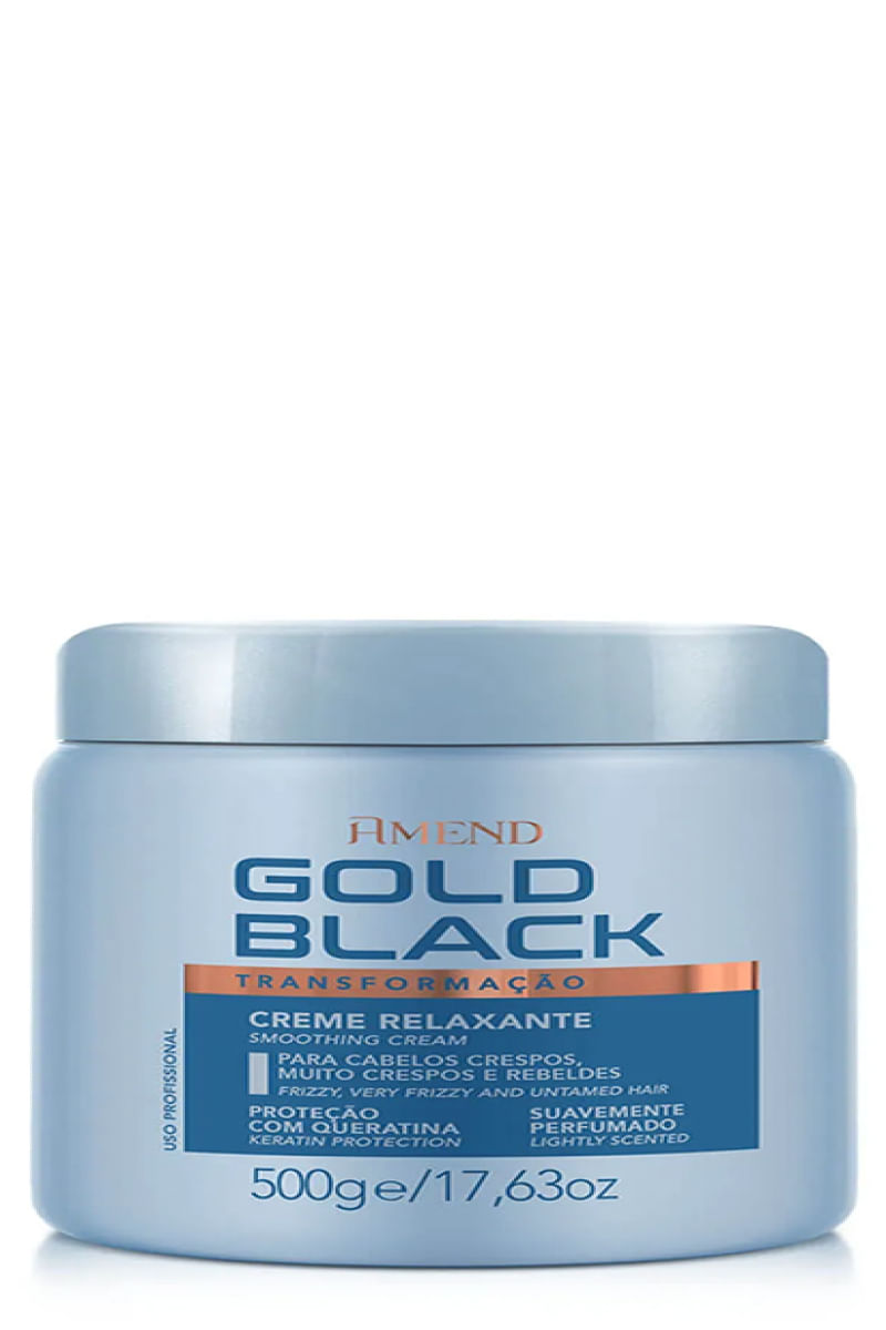 Creme Relaxante Gold Black 500g - AMEND