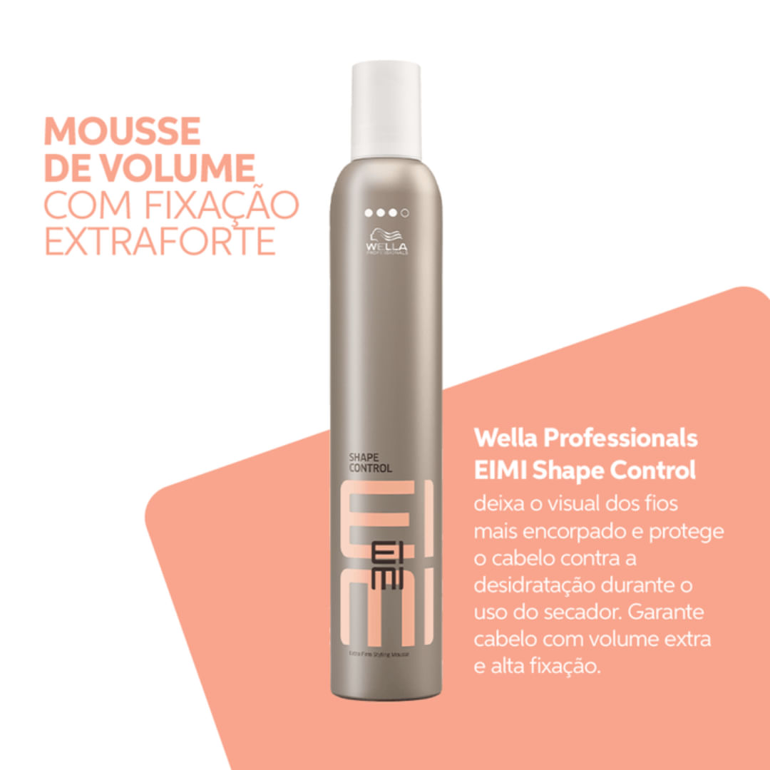 Wella Eimi Shape Control - Mousse Modeladora 300Ml - Época