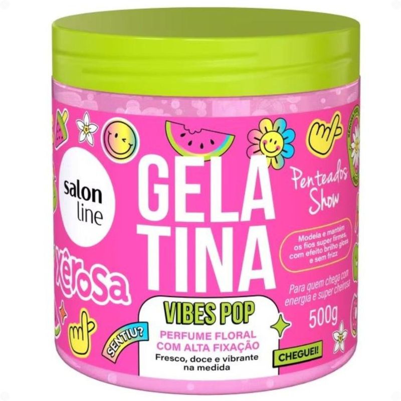 Gelatina Capilar Salon Line Xêrosa Vibes Pop 500g - Época Cosméticos