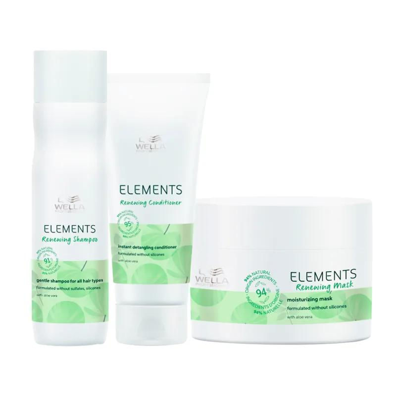 Kit Elements - Sh 250ml + Cond 200ml + Masc 150ml