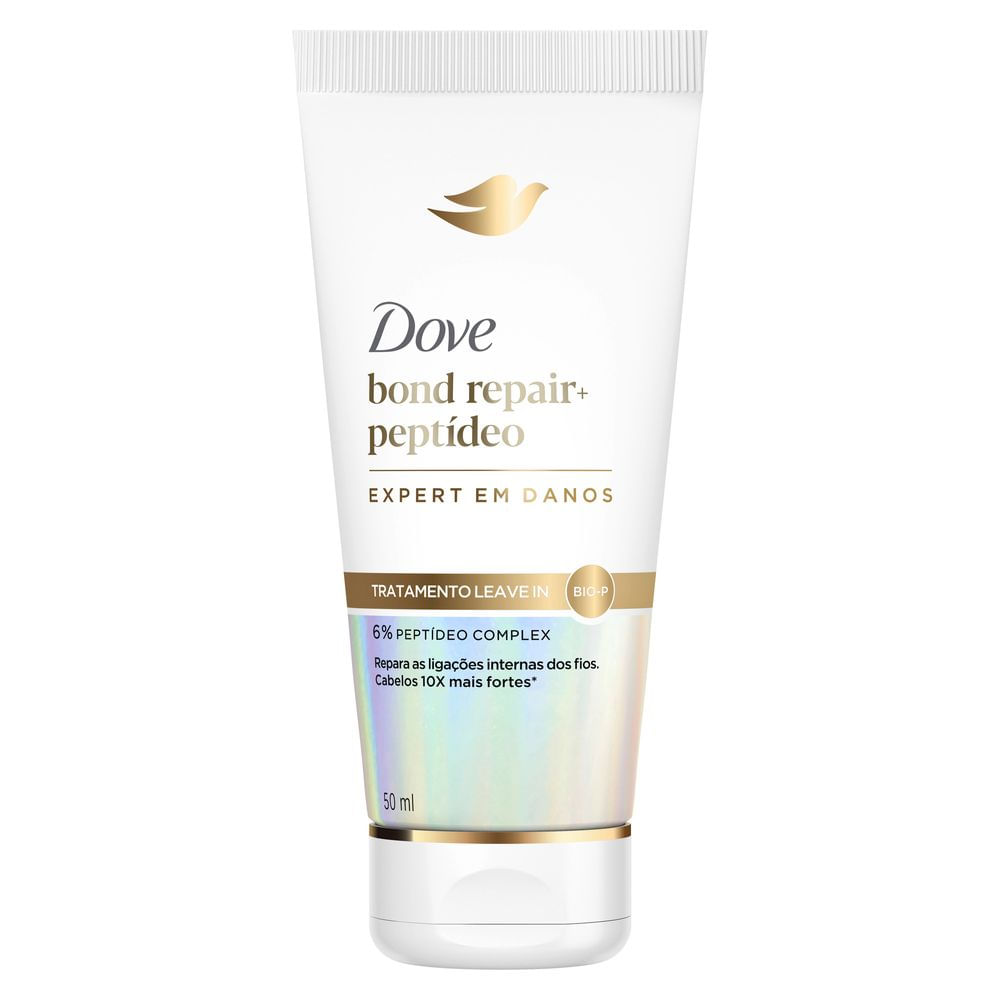 Creme Leave-in Dove Bond Repair Reparação Intensa + 6% Peptídeo Complex 50ml