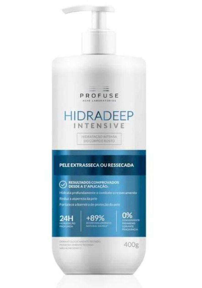 Profuse Hidradeep Hidratante para Corpo e Rosto 400ml