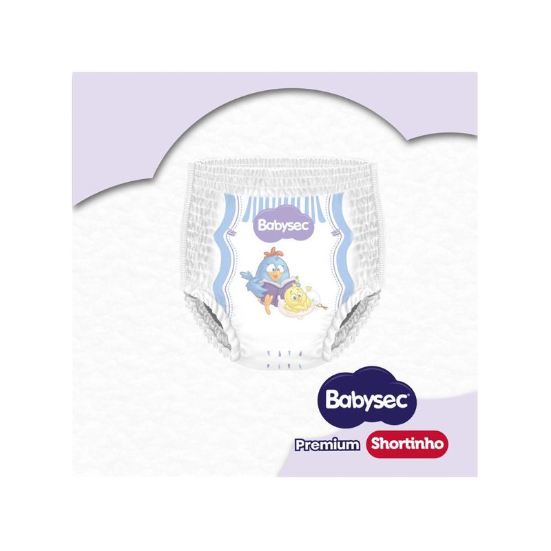BABYL セット Fralda Shortinho Babysec Premium Hiper XXG 13kg 42 Unidades