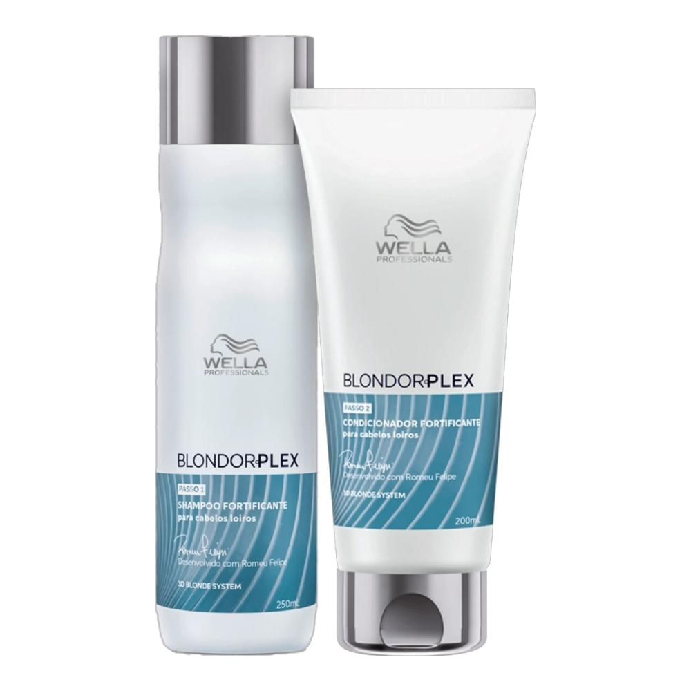 Kit Wella Professionals BlondorPlex Shampoo + Condicionador