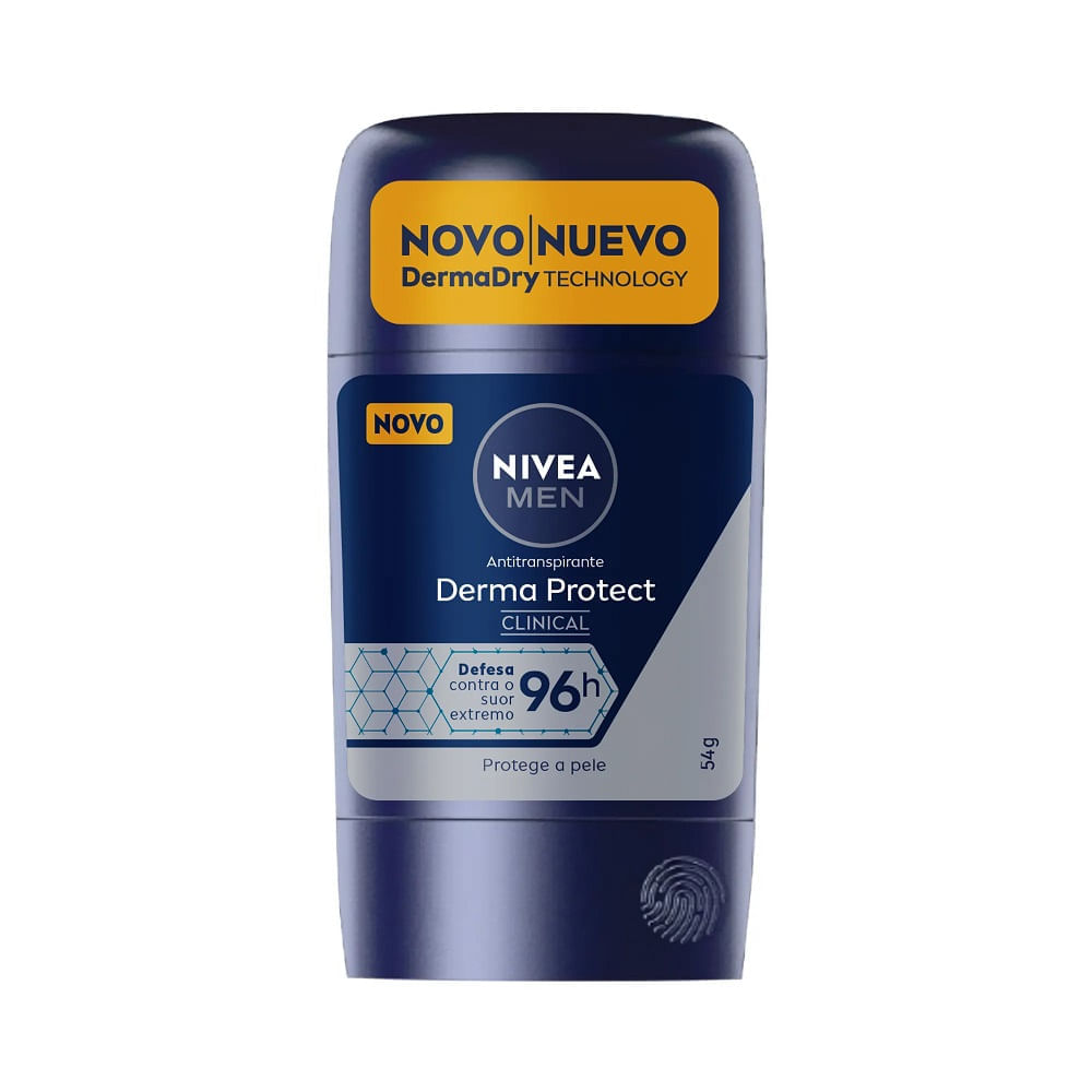 Antitranspirante Twist Stick Barra Nivea Men Derma Protect Clinical 96h 54g