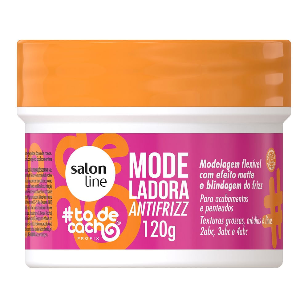Pomada Modeladora Salon Line Tô de Cacho Antifrizz 120g