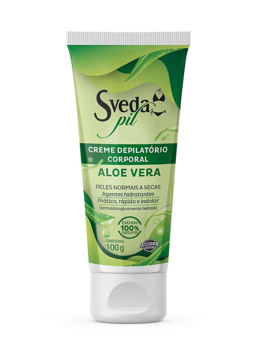 Creme Depilatório Sveda Pil Aloe Vera 100g
