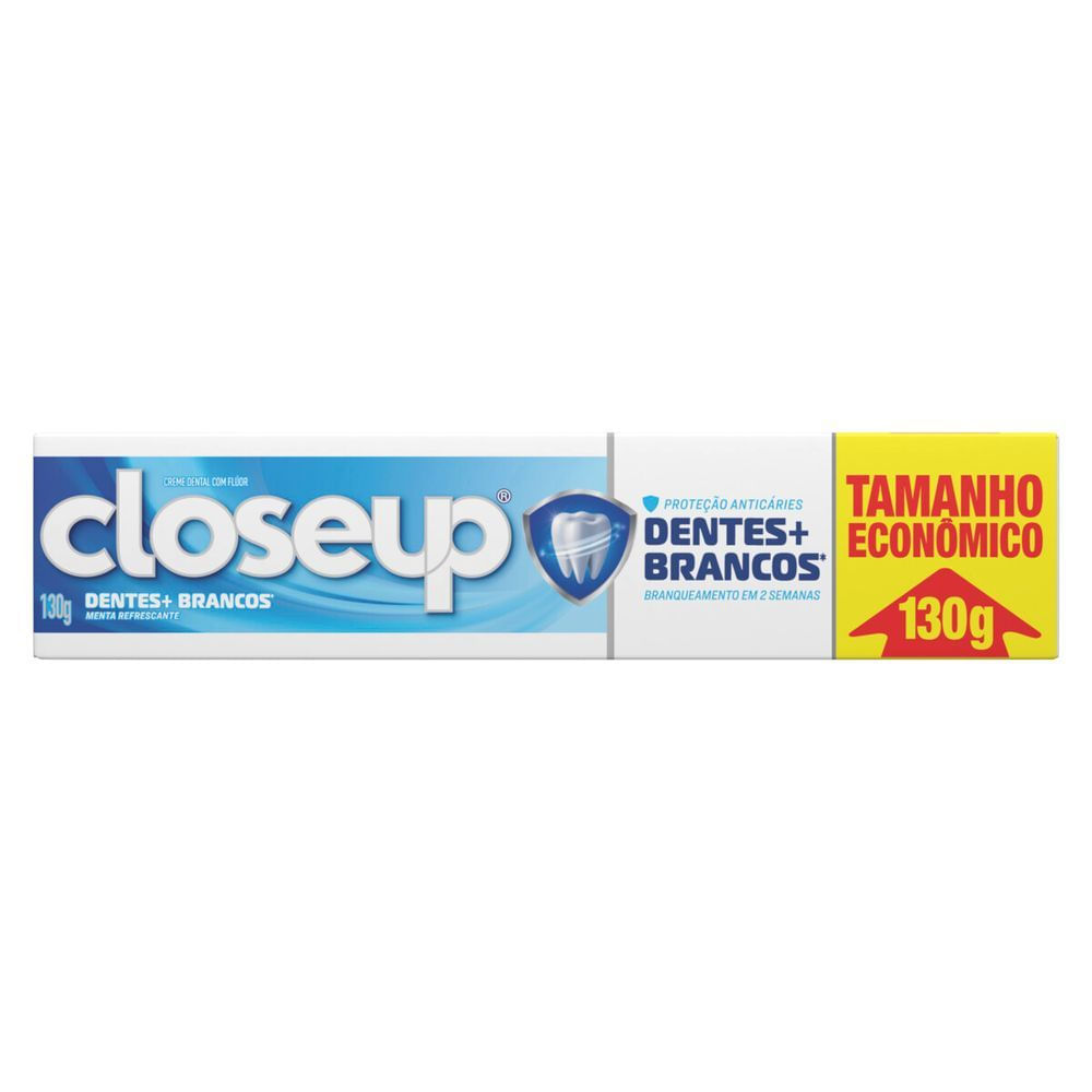 Creme Dental Close Up Dentes Mais Brancos Menta Refrescante 130g