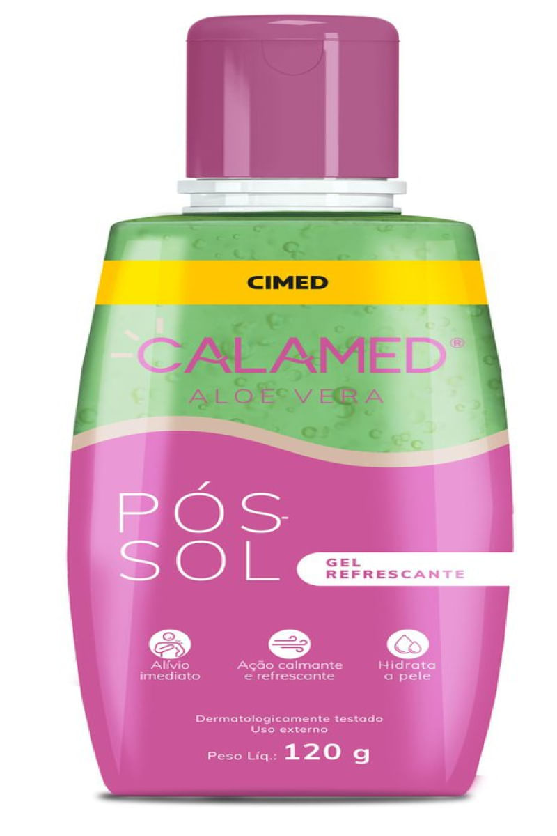 Pós Sol Calamed Aloe Vera Gel 120g