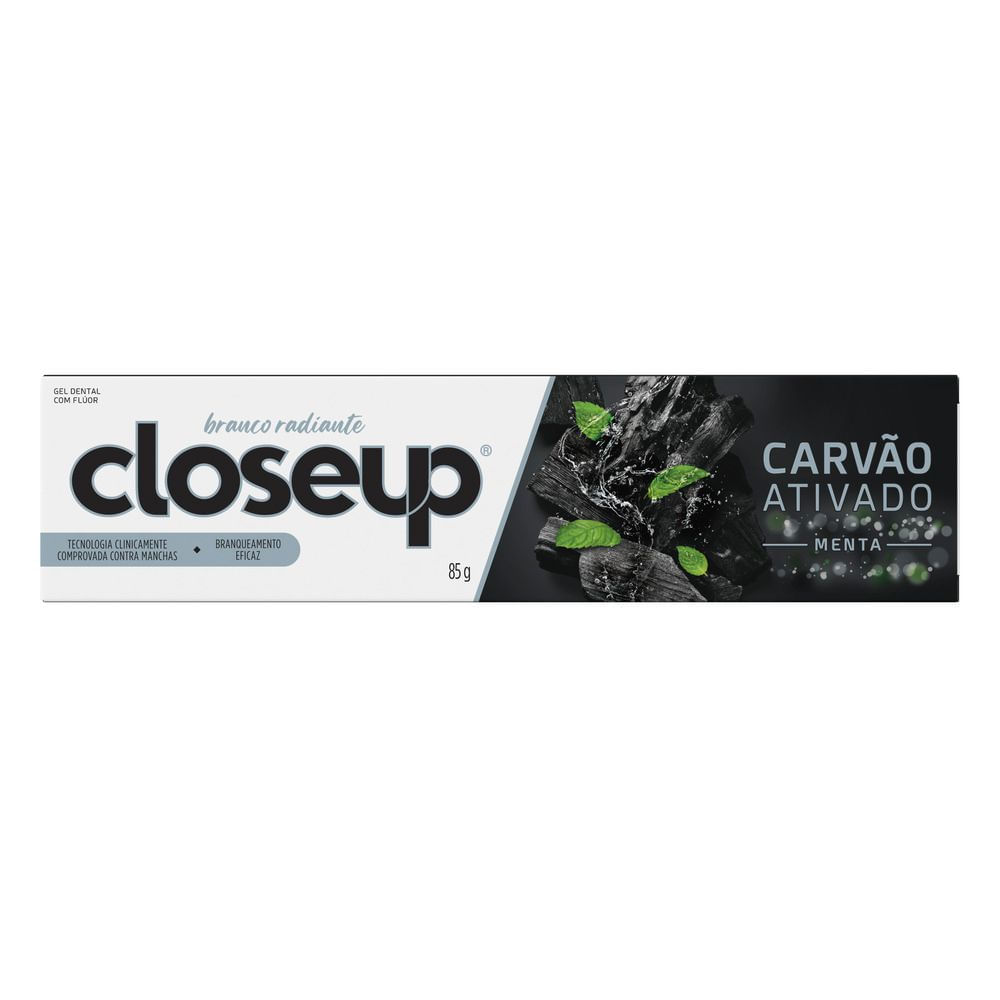 Creme Dental Close Up Carvão Ativado 85 g