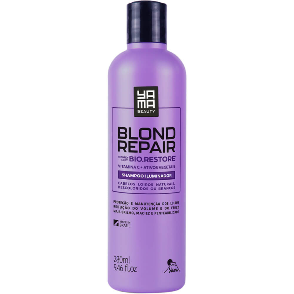 Yamá Blond Repair - Shampoo Iluminador Cabelos Loiros 280Ml
