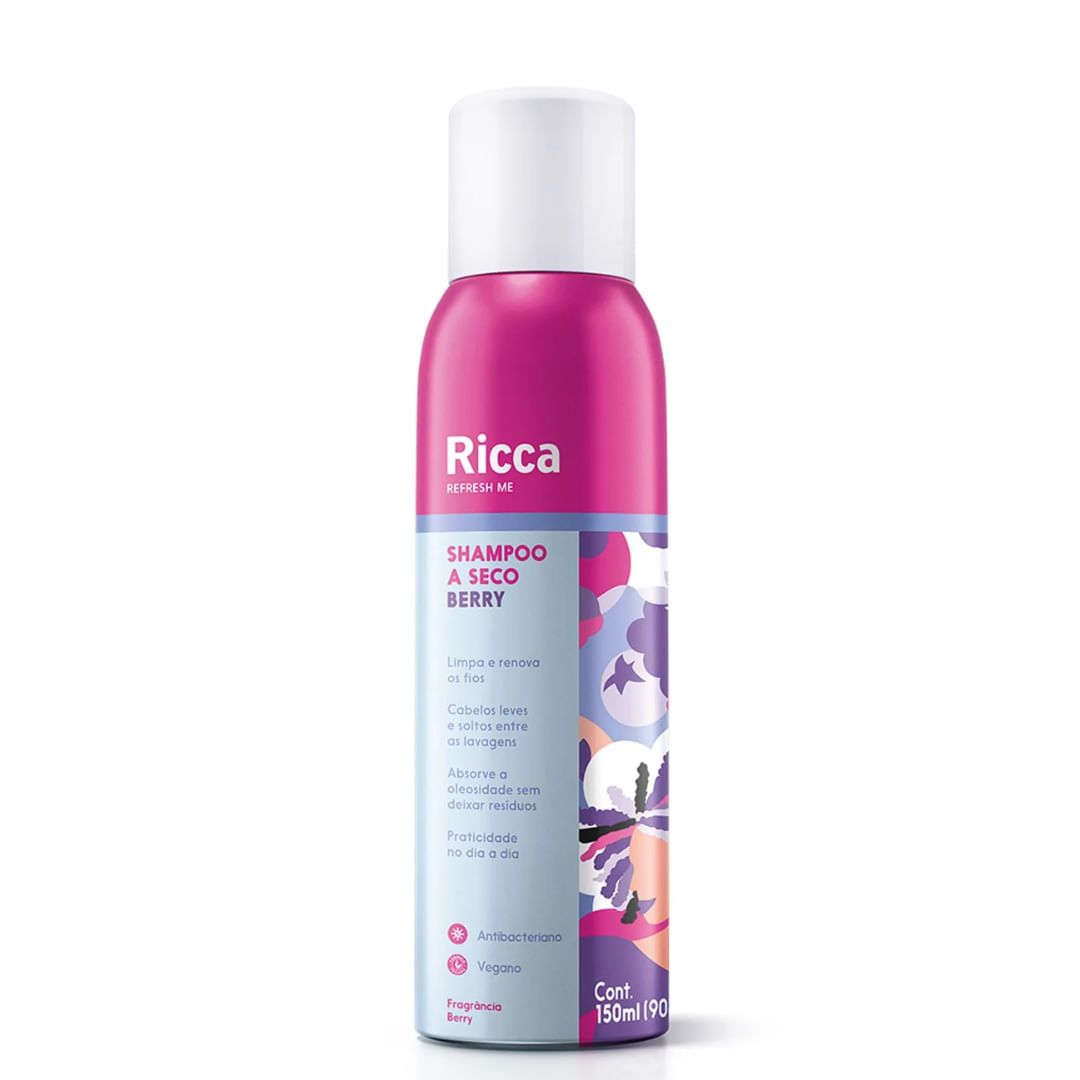Ricca Shampoo A Seco Berry 150Ml