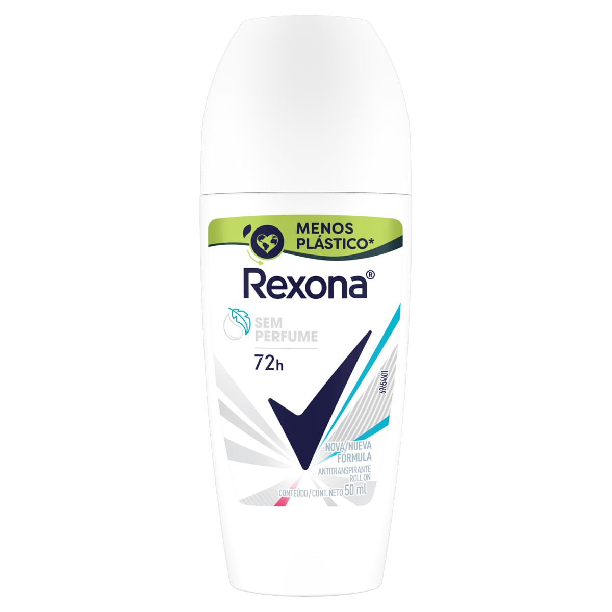 DESODORANTE ROLL ON REXONA WOMEN SEM PERFUME 50ML
