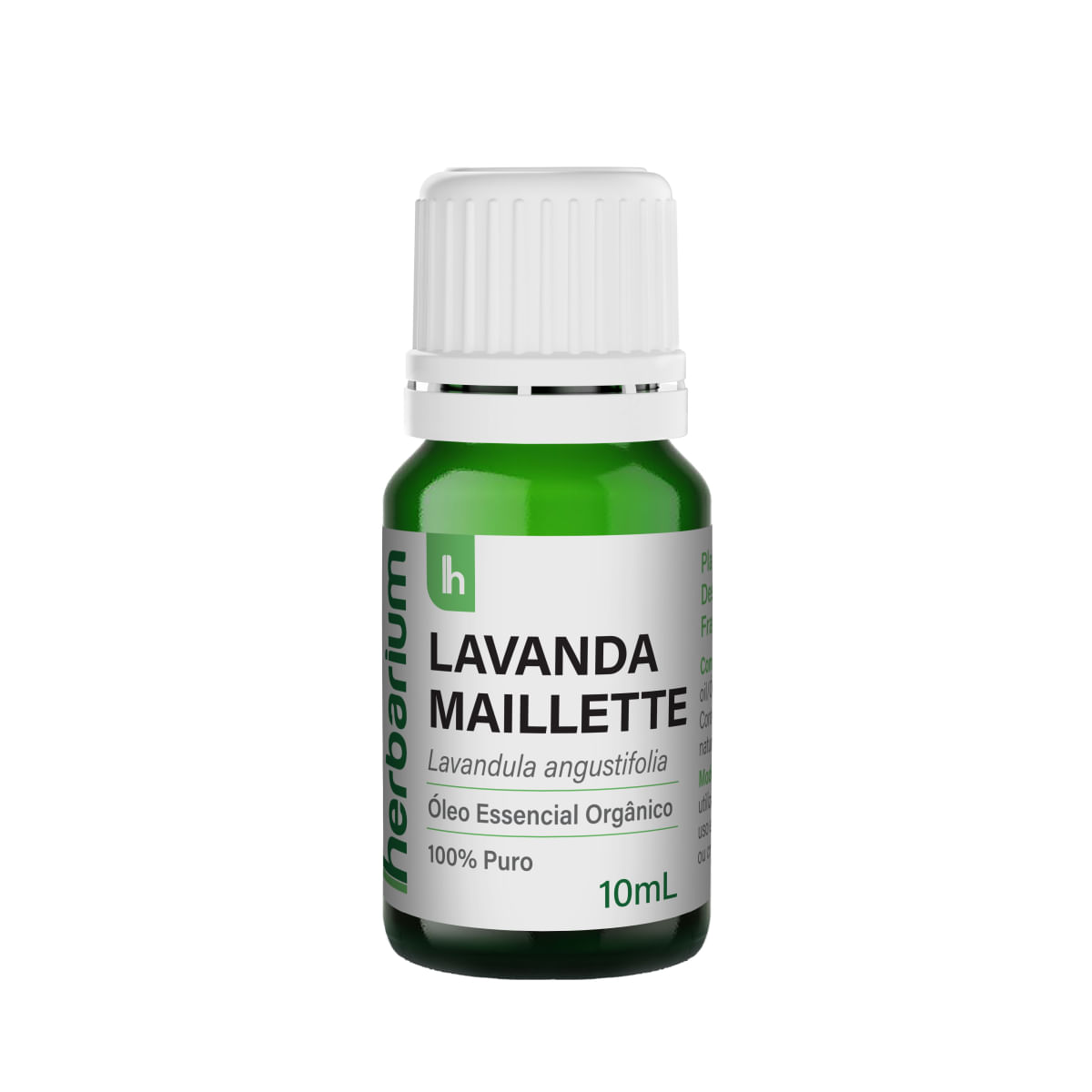 Óleo Essencial de Lavanda Maillette Orgânico Herbarium 10ml – Calmante Natural para Pele, Corpo e Emoções