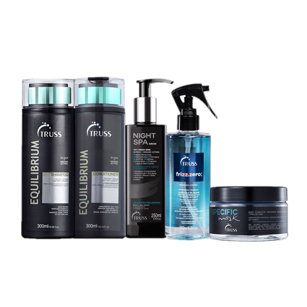 Kit Truss Equilibrium Spa Frizz Specific (5 produtos)