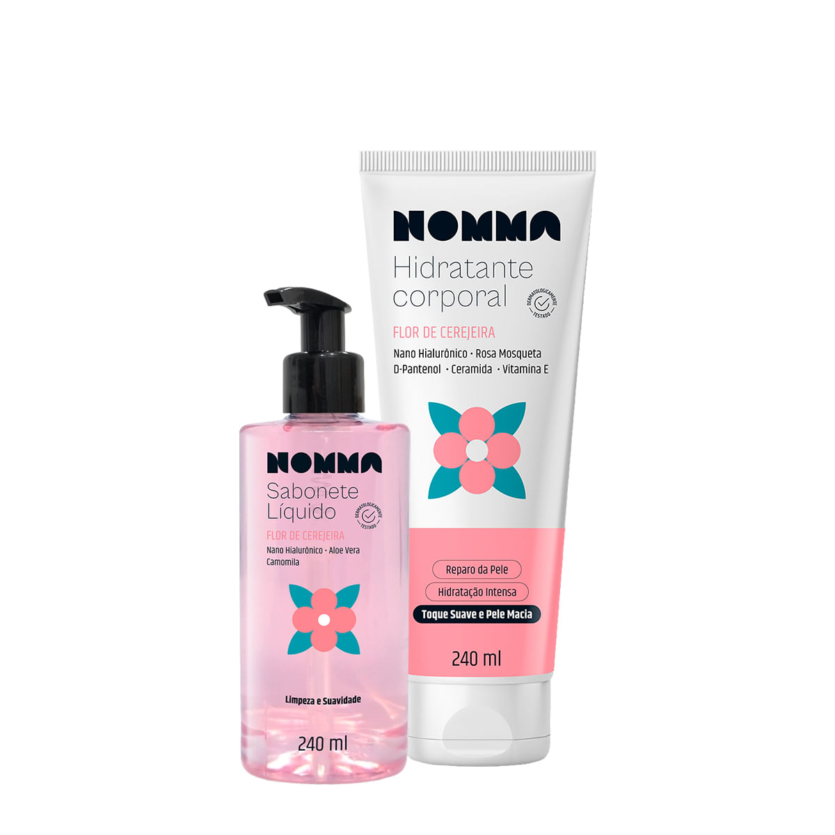 Kit Nomma Healthy Flor de Cerejeira Sabonete Hidratante Corporal (2 produtos)