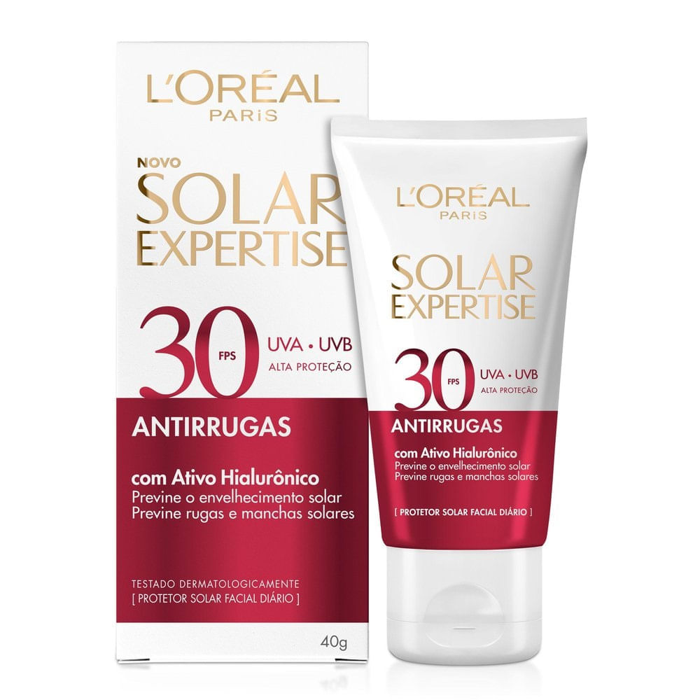 Protetor Solar Loreal Expertise Antirrugas FPS30 40g