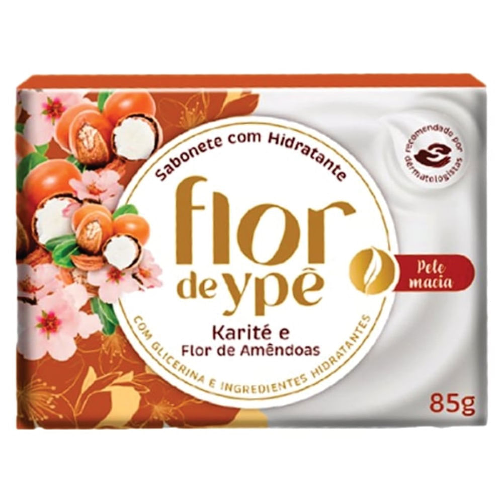 Sabonete Flor De Ypê Karité e Flor de Amêndoas 85g