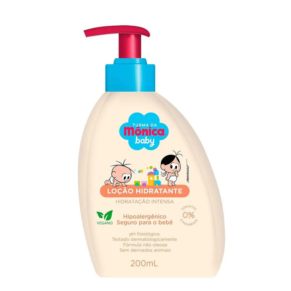 Loção Hidratante Turma da Mônica Baby Hidratação Intensa 200ml