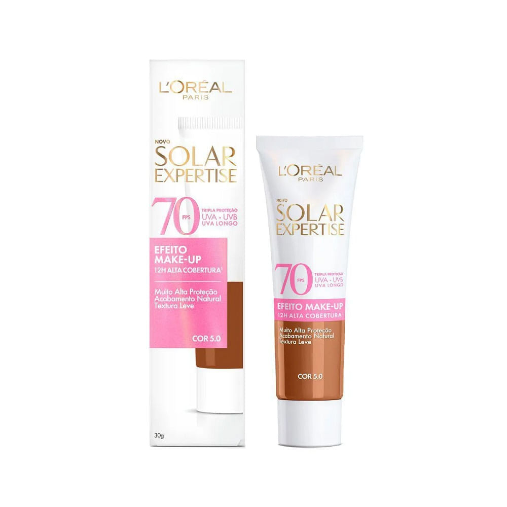 Protetor Facial Loreal Solar Expertise Efeito Make Up 5.0 Fps70 30g