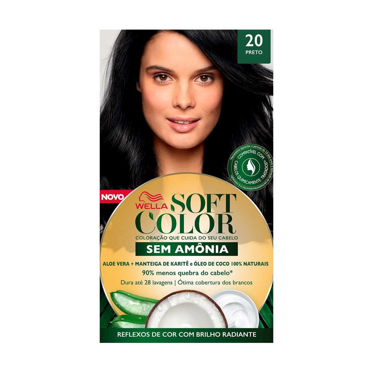 Tintura Creme Soft Color 20 Preto