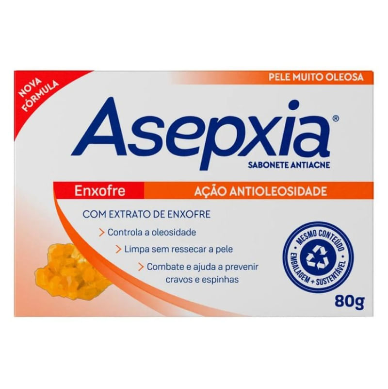 SAB ASEPXIA ANTI-ACNE ENXOFRE 90G