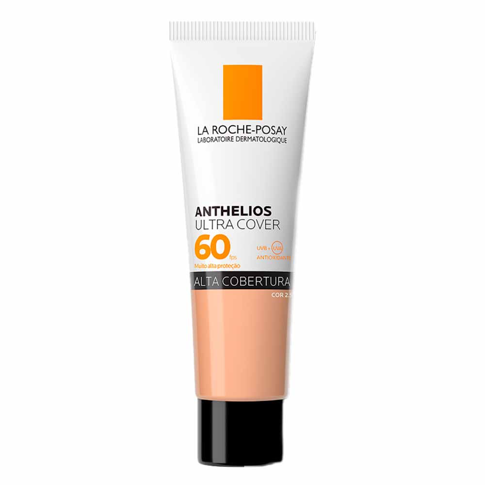 Protetor Solar Facial com Cor Toque Seco FPS 60 La Roche-Posay Anthelios Ultra Cover