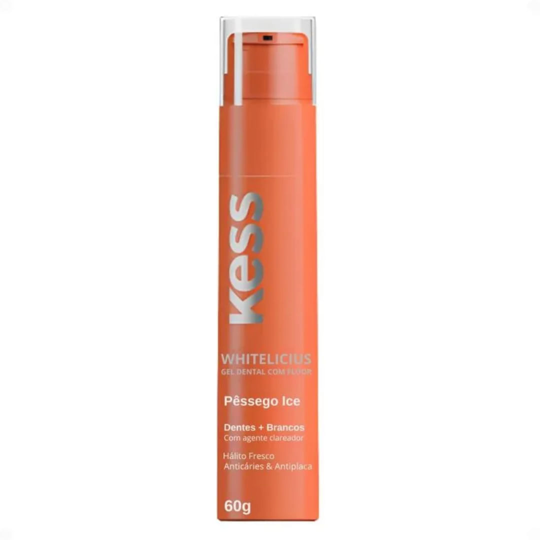 Gel Dental Kess Whitelicious Pêssego Ice - 60g