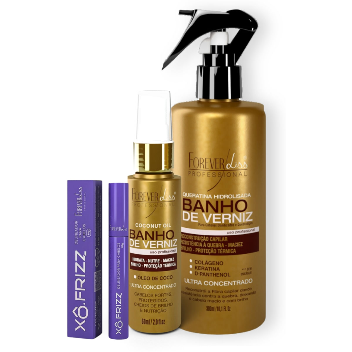 Kit Extreme-Up: Cristal Queratina 230ml - Passo 3
