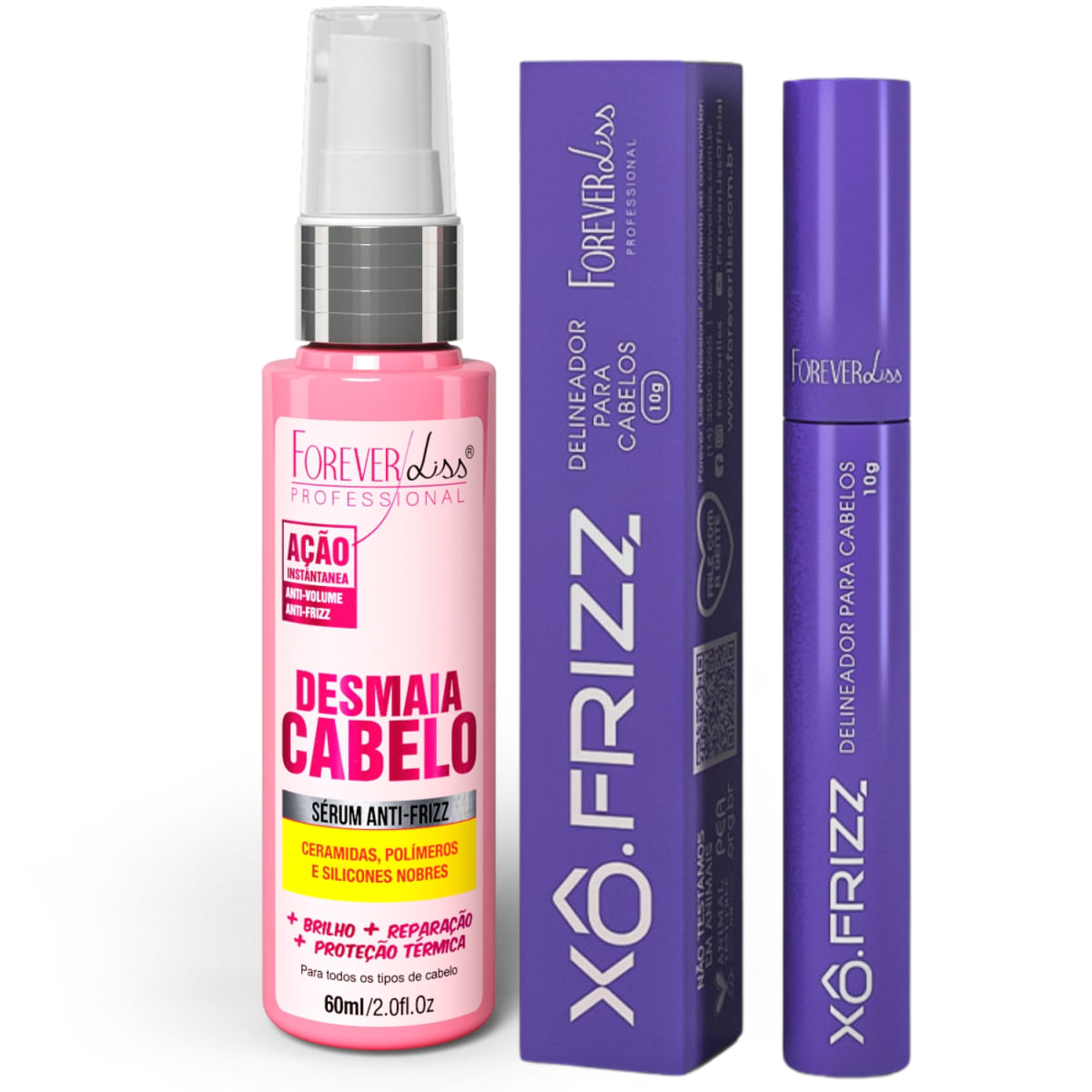 Kit Forever Liss Banho de Verniz: Óleo de Coco 60ml