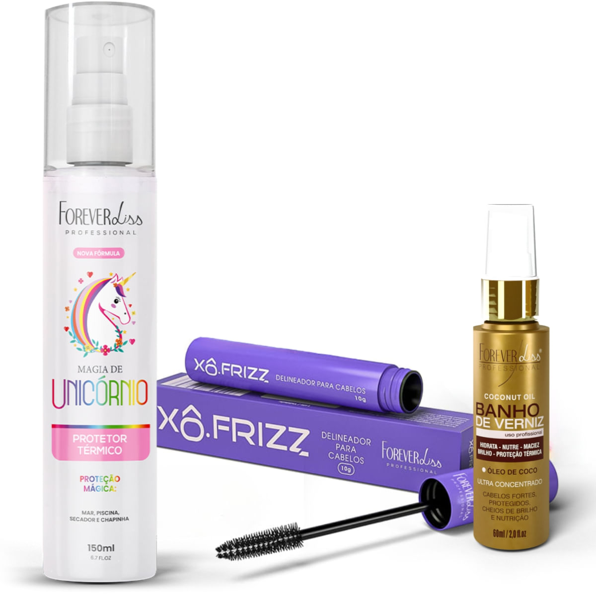 Kit Itallian Hairtech: Blinda Fios Fluído Termoativado 200ml e Reparador de Pontas 30ml