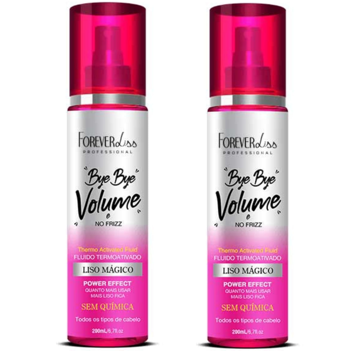 Kit Forever Liss: 2 unidades de Modelador Xô Frizz 10g